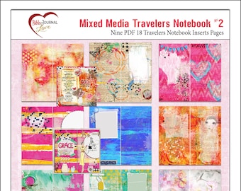 Mixed Media Travelers Notebook Pages: Bible Journaling (PDF)