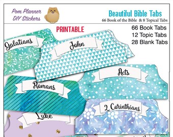 Doodle Bible Tabs, Kids Bible Tabs, Bible Journaling Tabs, Easter Basket,  Filler, Gift Idea, Coloring, Bible Journaling Supplies, Printables 