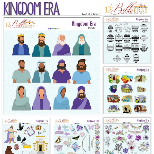 Kingdom Era Bible Journal Kit: Both Digital 'n Printable. 50% Off coupon with BIble Journal Class