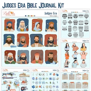 Judges Era Bible Journal Kit, Both Digital and Printable. 50% Off with Bible Journal Class!