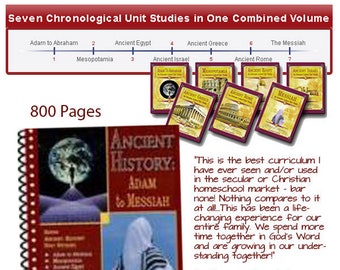 Ancient History: Adam to Messiah eBook (800 Pages PDF) by Homeschool Author Robin Sampson