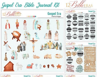 Life of Jesus Christ Bible Journal Kit: 50% Off with Gospel Era Class. Jesus' Birth, Nativity, Crucifixion, Resurrection