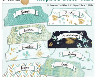 printable bible tabs etsy