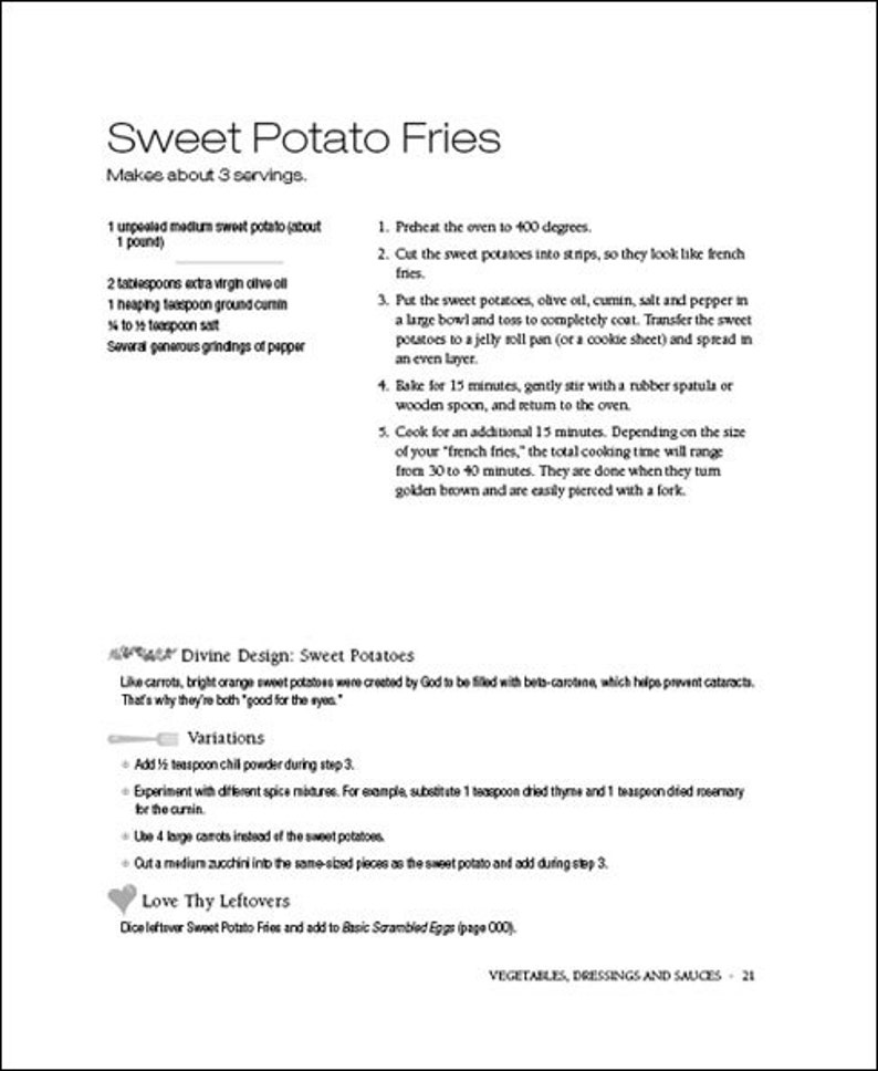 What the Bible Says about Healthy Living Cookbook eBook Etsy