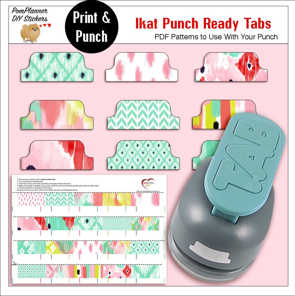  Moucuny 2 Pcs File Tab Punch for Crafting 1.5 Inches 2 Shapes  DIY Index Tab Puncher Label Tag Paper Punch for Scrapbooking Journaling  Bible Book Tabs Planner Projects Making : Arts