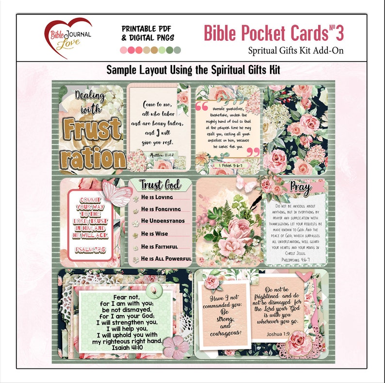 Pocket Bible Journaling Kit 3 Verse Mapping 2 PSD for Etsy