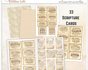 33 frammenti di Scritture, versetti della Bibbia e diari spazzatura: sia digitali che stampabili