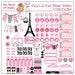 Planner Kit! Paris France Printable Sticker Kit in Pink &amp; Black 6 PDF ...