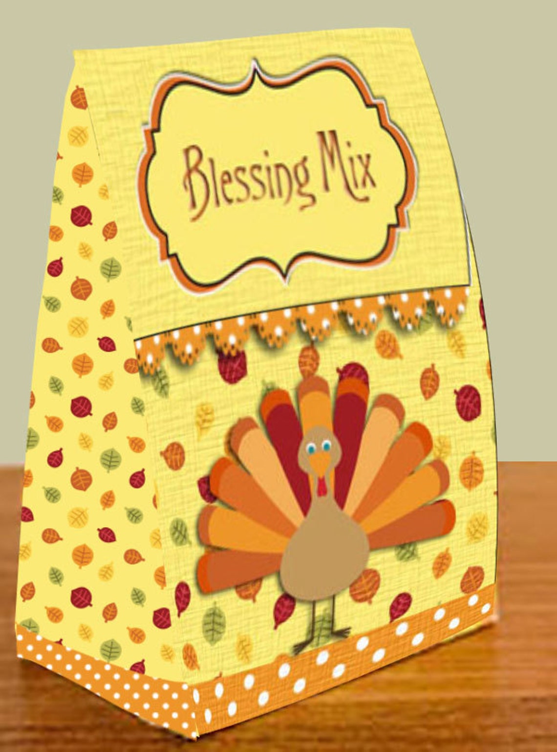 Thanksgiving baby shower favors