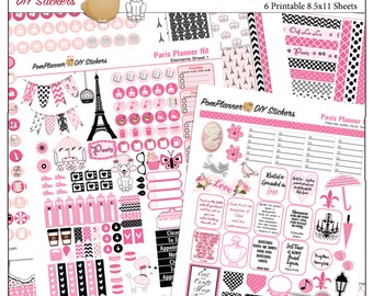 Cross Printable Planner Stickers by Robin Printables
