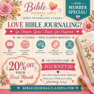 bible journaling & junk journlaing coupon