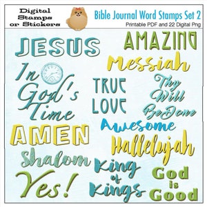 Sow & Grow Bible Journal Bundle Printable Pdfs and Over 150 Digital ...
