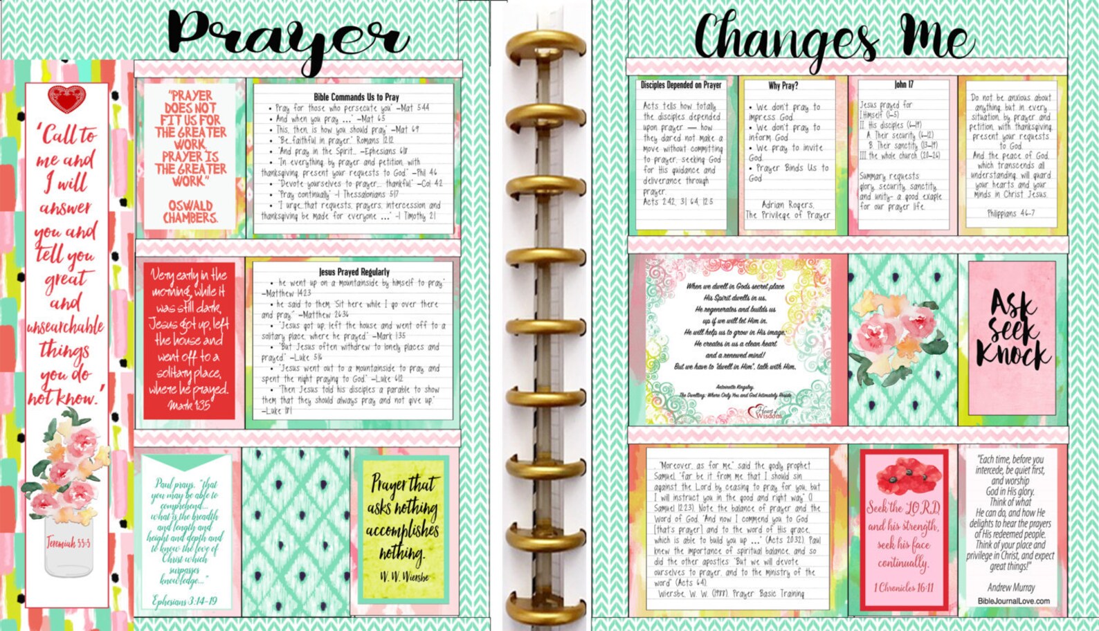 Editable Bible Journalling Planner Kit Printables Planner - Etsy