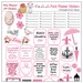 Planner Kit! Paris France Printable Sticker Kit in Pink &amp; Black 6 PDF ...