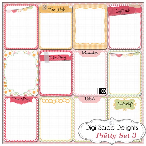 Hübsche Bibel Pocket Journal Karten Set3, Project Life inspiriert 3 x 4 druckbare PDF & PNG, digitales Scrapbooking, sofortiger Download