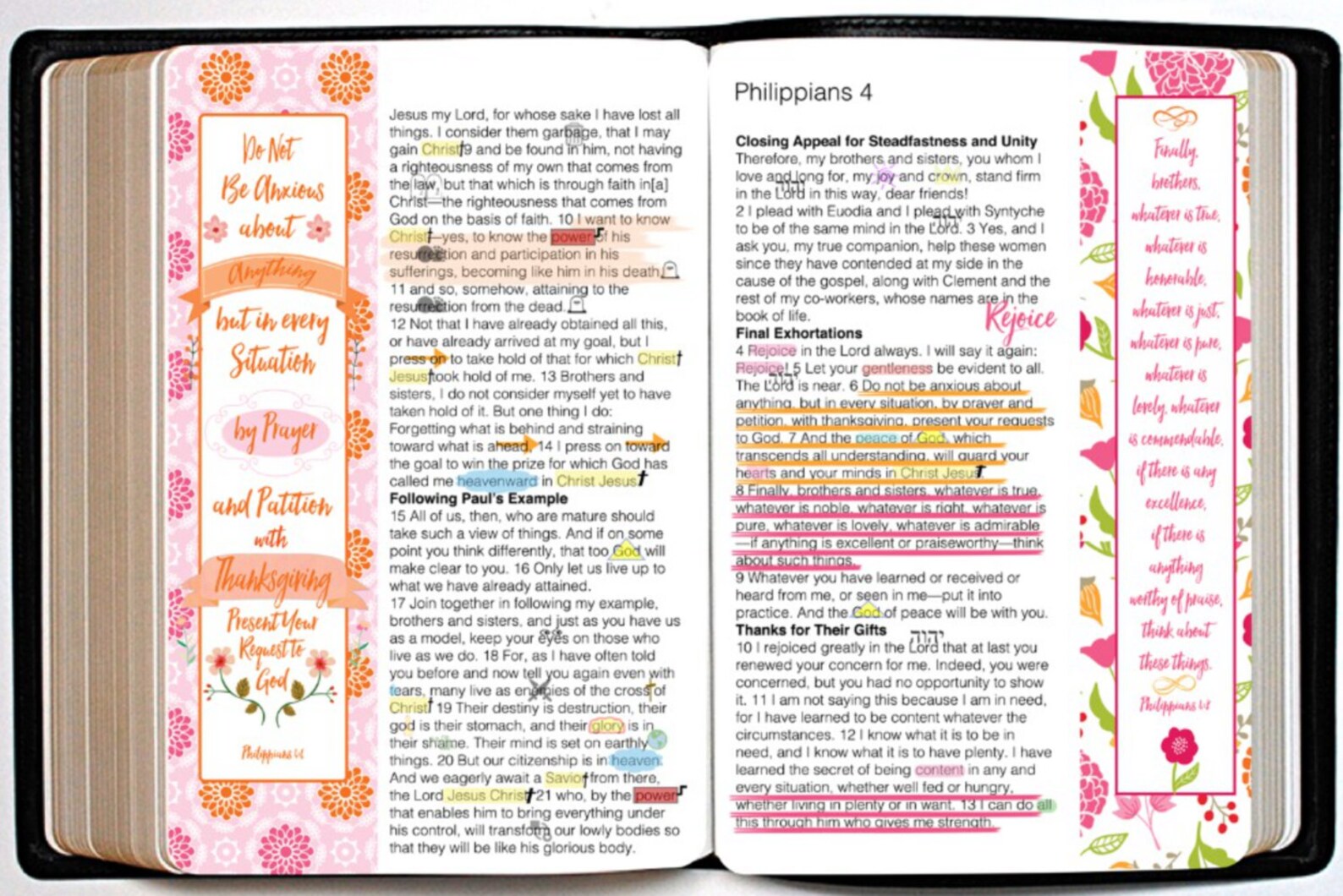 Bible Journaling Margin Strips or Planner Printables for Wide - Etsy