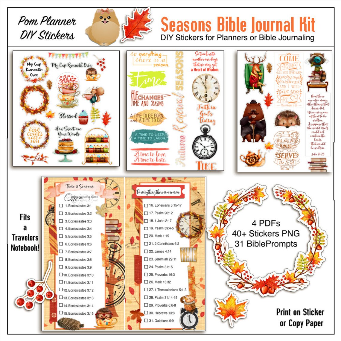 seasons-bible-journaling-travelers-notebook-or-wide-margin-etsy