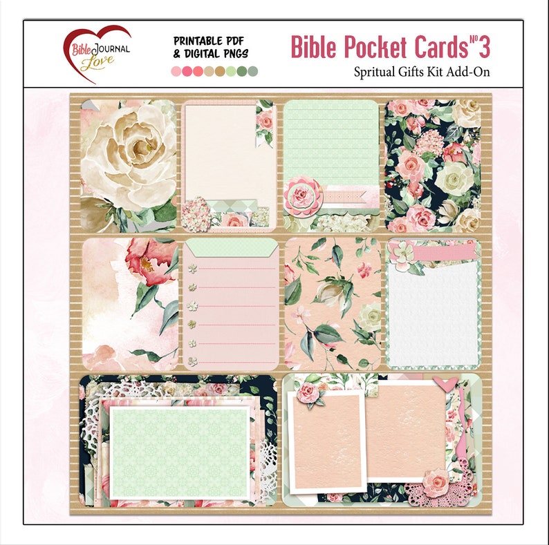 Pocket Bible Journaling Kit 3 Verse Mapping 2 PSD for Etsy