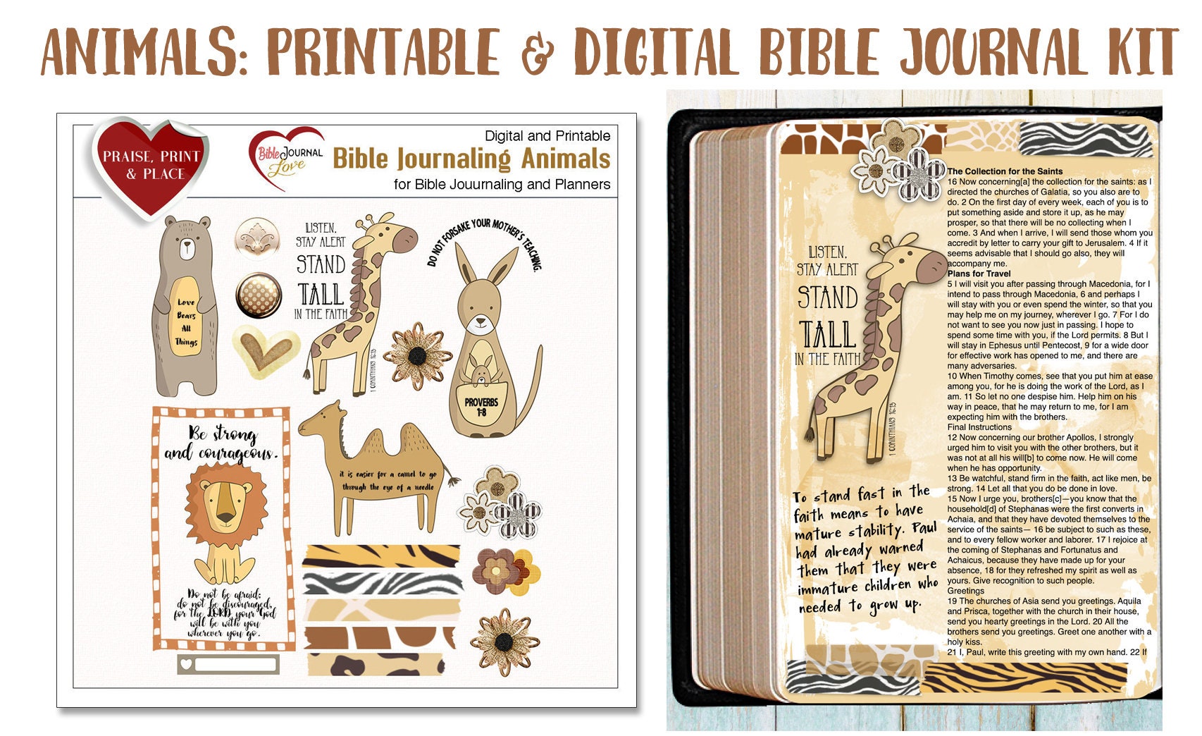 Blessed Advice, Bible Journaling Kit