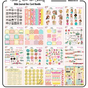 Peut inclure: Un ensemble de cartes de journalisation biblique imprimables sur le th&egrave;me floral. Les cartes pr&eacute;sentent divers motifs, notamment des fleurs, des oiseaux et des citations inspirantes. Les cartes sont parfaites pour ajouter une touche personnelle &agrave; votre &eacute;tude biblique.