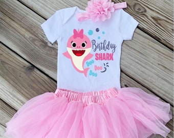 Baby Shark Birthday Outfit Etsy Baby Shark Birthday Outfit Etsy