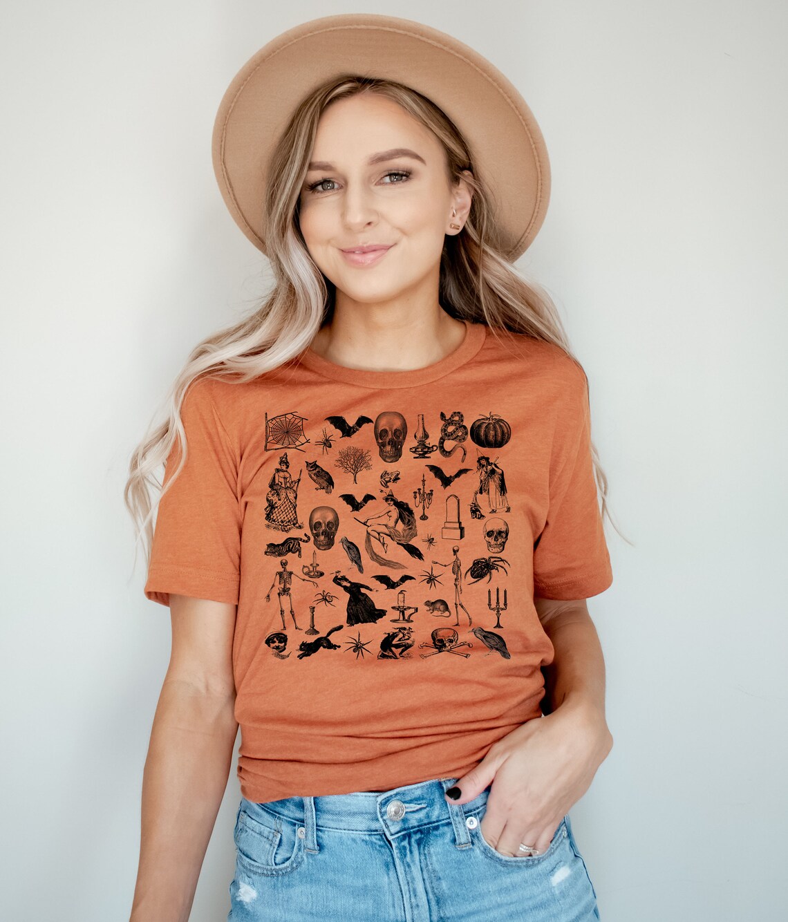 Halloween Shirt Vintage Halloween Shirt Horror Movies Etsy