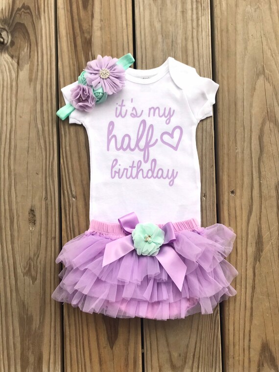 half birthday outfit girl