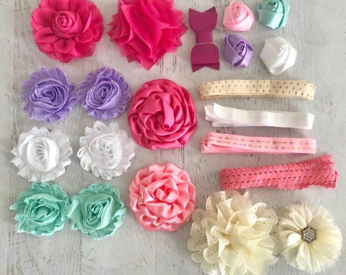 Baby Shower Headband Kit DIY Headband Kit DIY Baby Headband Etsy