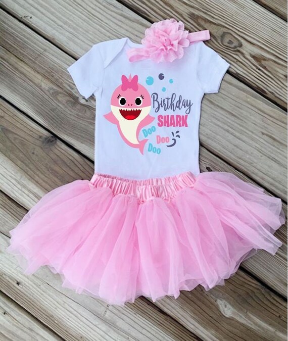 baby shark 1st birthday onesie