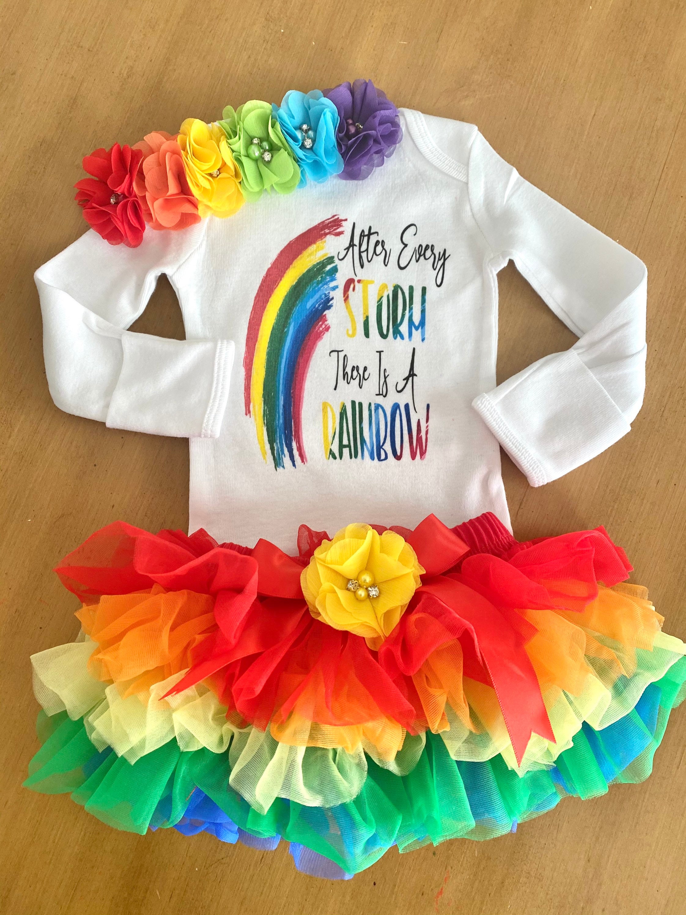 Rainbow Baby Onesie® After Every Storm There is a Rainbow Bodysuit Hope Organic Cotton Romper 