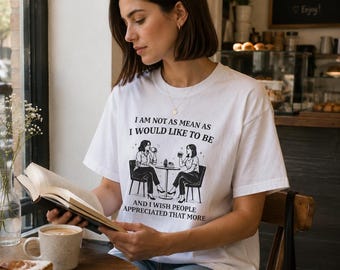 Camiseta com frase sarcástica para introvertido | Humor irônico, camiseta de algodão com modelagem relaxada