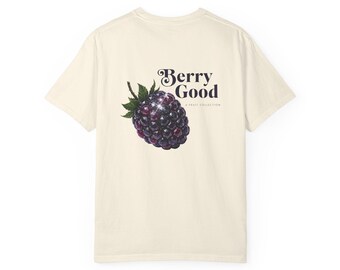 Camiseta com ilustração de amora | Camiseta com estampa "Berry Good"