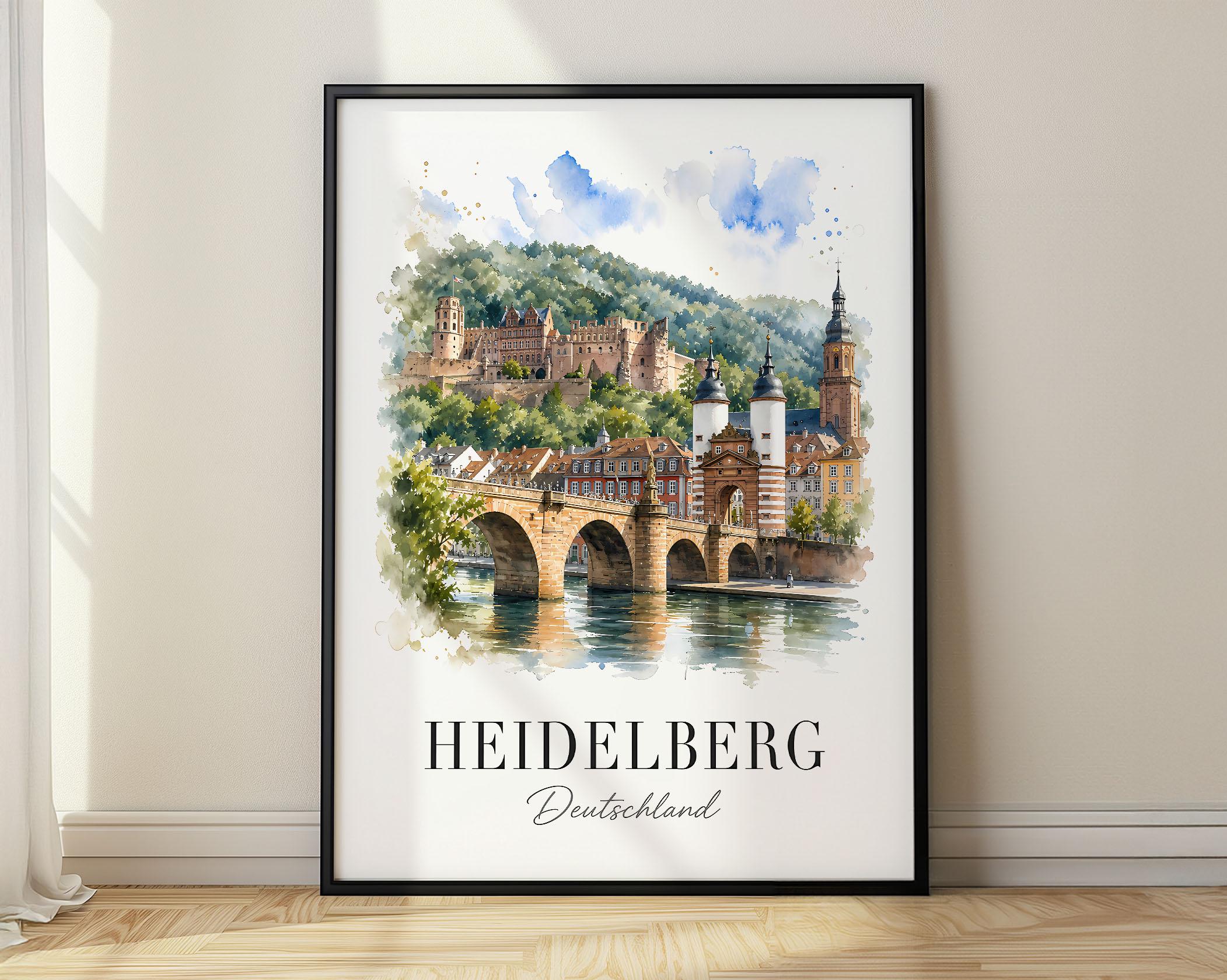 Heidelberg Poster - Etsy