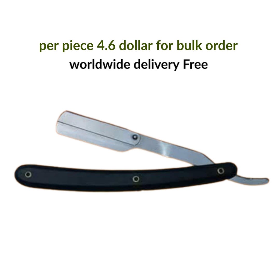Professional Stainless Steel Straight Razor Handle, Barber Folding ...