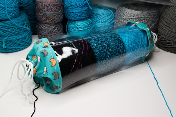 Yarn Caddy Large Size Yarn Storage Organizer for Yarn Skeins-Organizer for Crochet Hooks Knitting Needles Other Accessories (Sunflower)
