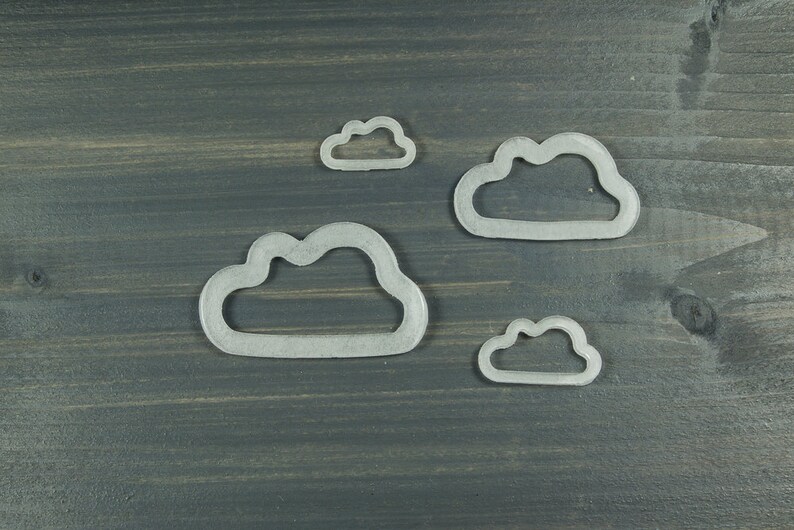 Cloud Knitting Stitch Marker Solid Ring Stitch Markers Set Etsy