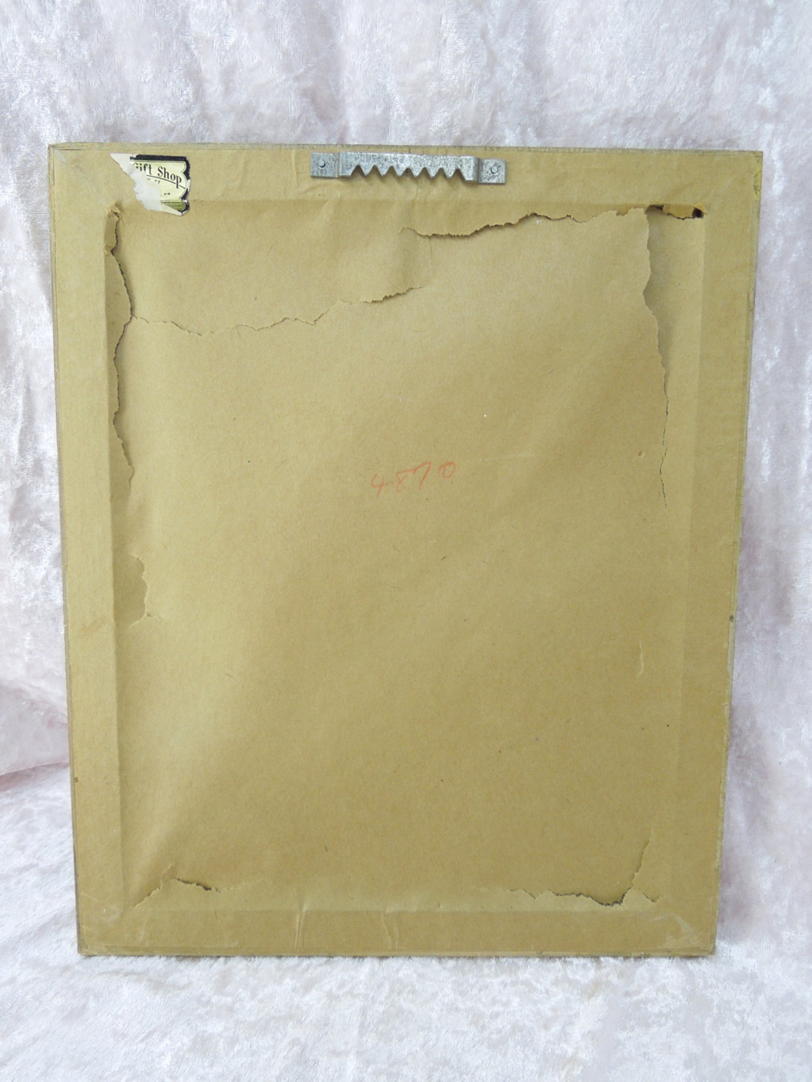 Original Vintage Framed Florence Kroger Lithograph Print Boy Etsy