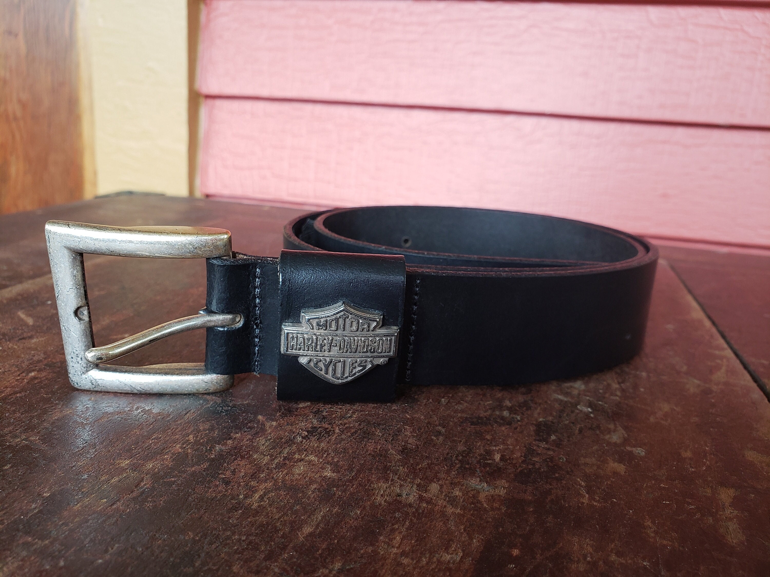 Harley-Davidson Men's Ergonomic Comfort Leather Belt