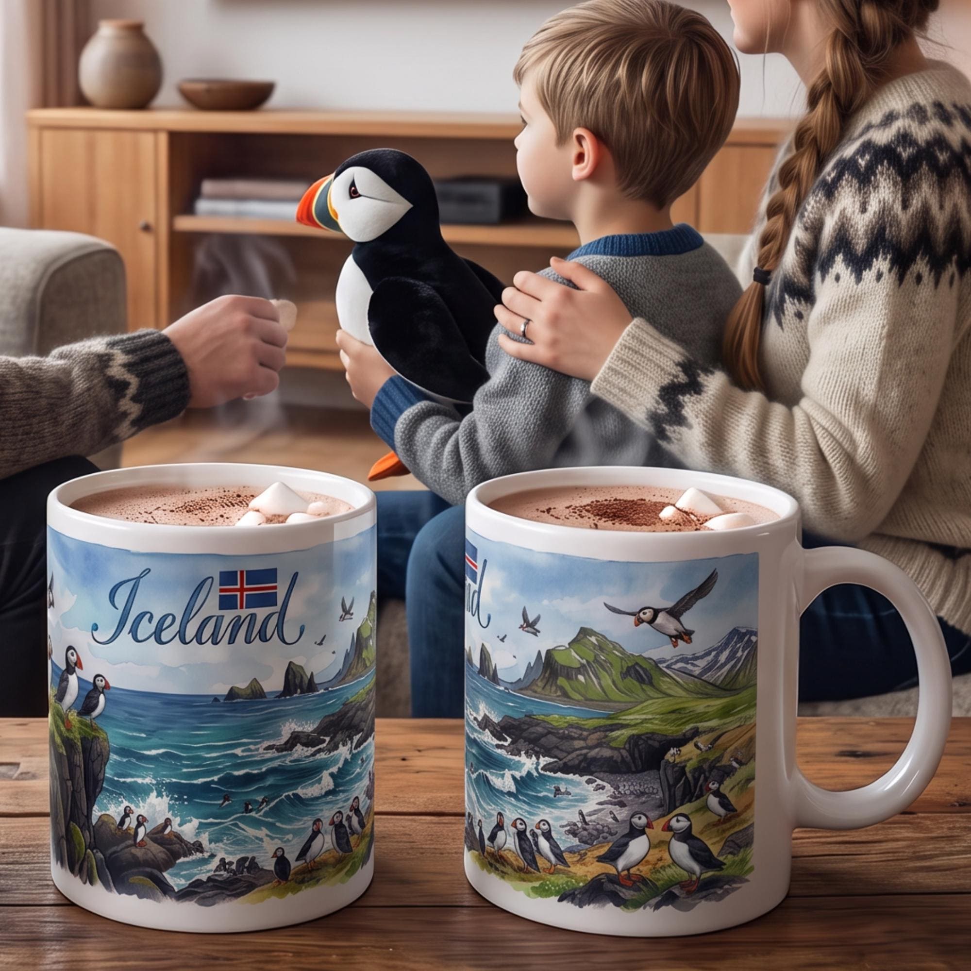 【アイスランド購入】パフィンのキャンドルオブジェ Iceland Puffin Souvenir Mug - Etsy