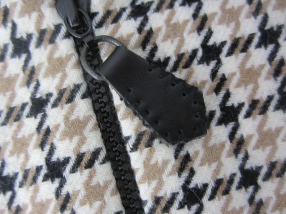 Vtg Albert Nipon Womens 16 Beige Ivory Houndstoot… - image 10