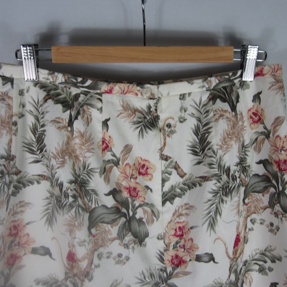 Vintage Lombardi Inc Womens 18 Floral Cotton Skir… - image 8