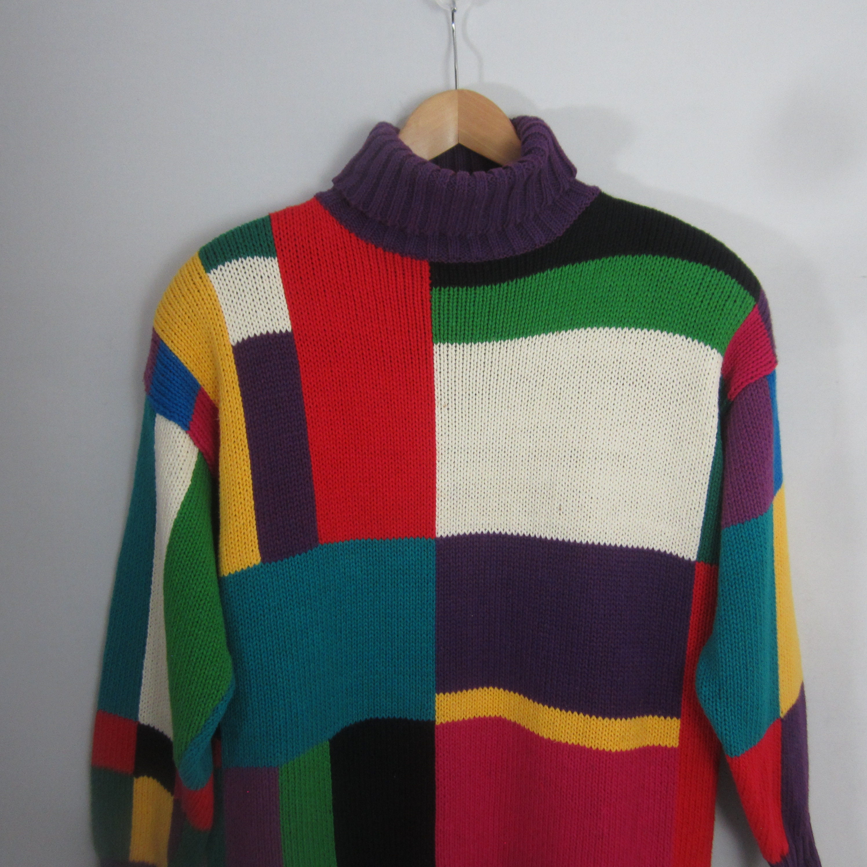 Red yellow blue sweater discount