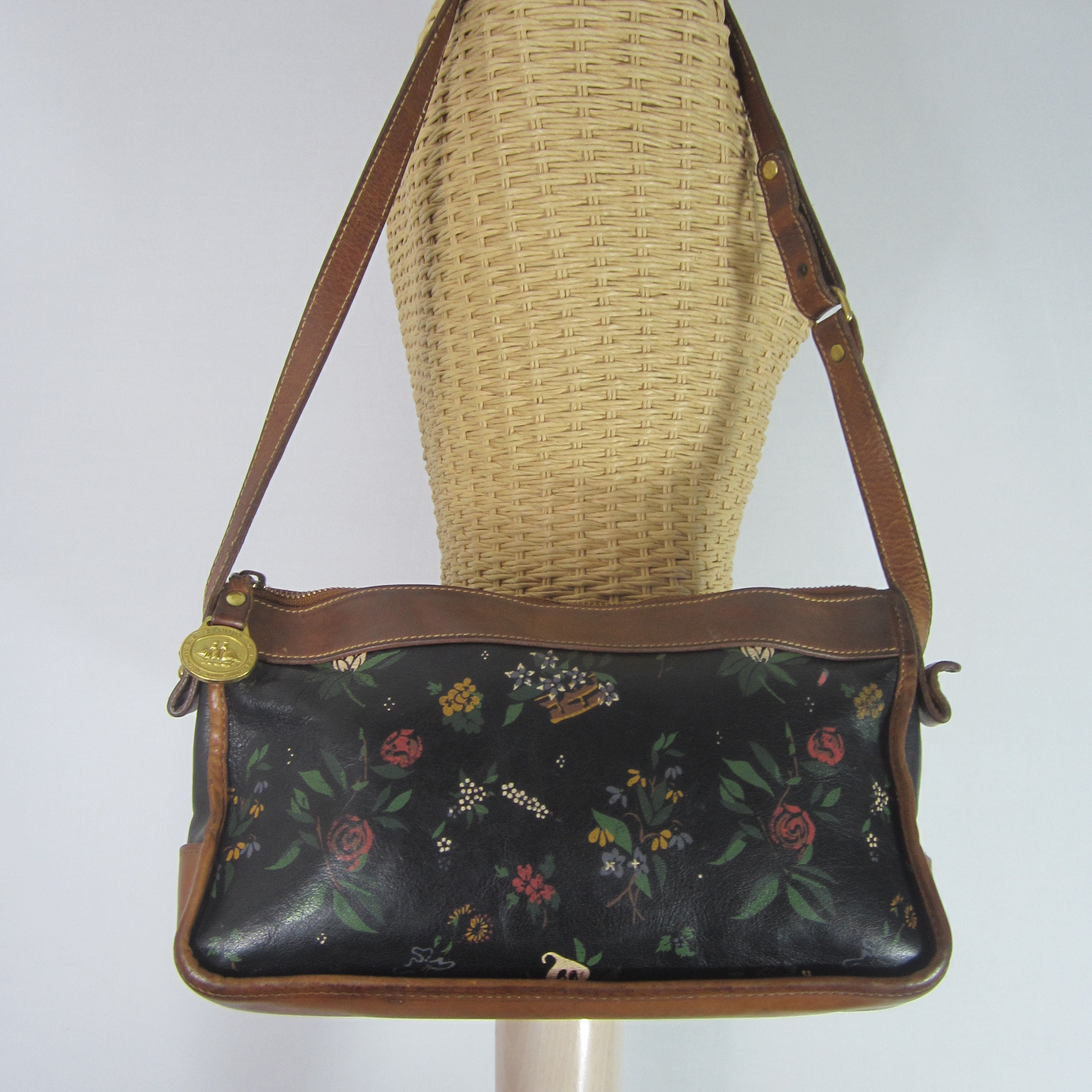 brahmin floral purse