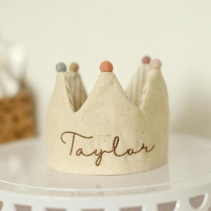 Handmade Personalized Birthday Crown for kids