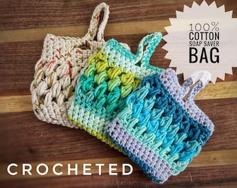 Crochet Cotton Soap Saver ONLY | Handmade Soap Bag