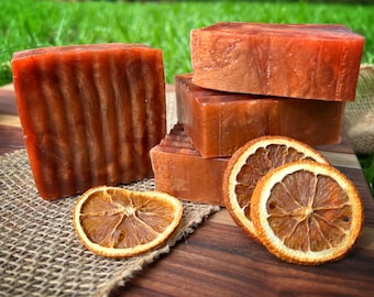 Kentucky Bourbon Soap – Handmade Whiskey Bar Soap for Men (4.4oz-5.8oz)