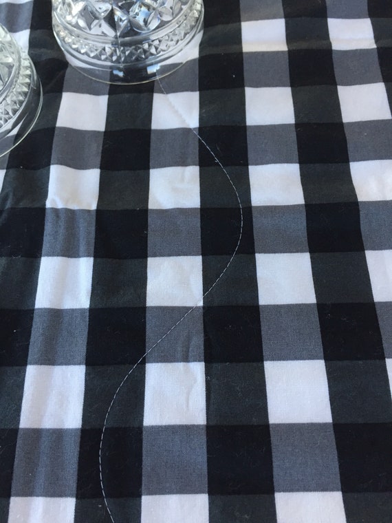 Dish Drying Mat Black Buffalo Check Cottage Chic Farm House Etsy