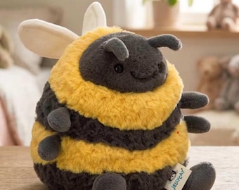 Jellycat Albee Bee Plush – Soft Cuddly Stuffed Animal, Nursery Decor, Baby Shower Gift