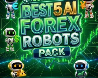 Paquete de 5 robots de IA para Forex para MT4 y MT5 / Paquete de Asesores Expertos (EA) para trading automatizado de Forex