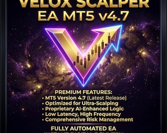 Velox Scalper EA MT5 / Bot de trading de oro XAUUSD